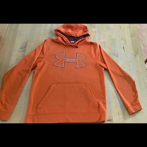 Orange Under Armour Hoodie Size Small